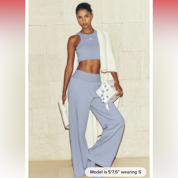 ALO Yoga Pants - ALO Yoga Serenity Wide Leg Sweatpant Large Limited: Winter Frost NWT NEW pants
